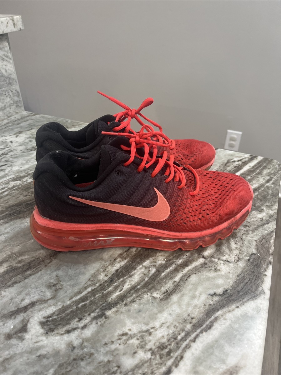 Nike Air Max 2017 Shoe Sneakers Men's 9.5 US Bright Crimson Red