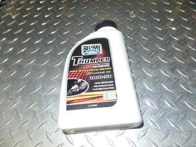 NEW BEL-RAY WORKS THUMPER RACING FULL SYN ESTER 4T 10W-50 1 LITER HONDA TRX 450R