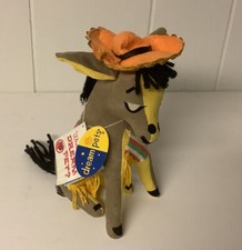 Dream Pets Pancho 7" Donkey Mule with Sombrero Stuffed Toy With Tags R Dakin