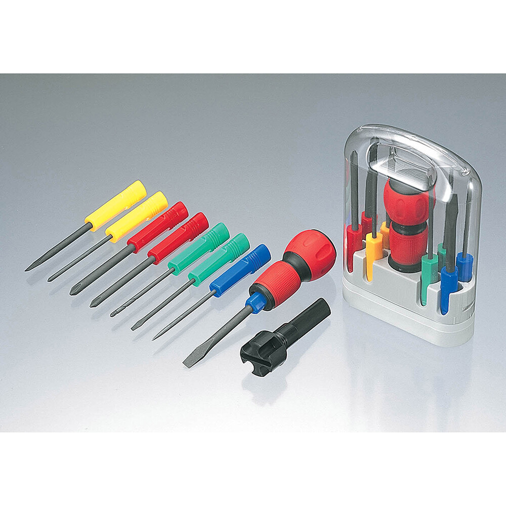 ANEX POP Electrician Grip Screwdriver 8 pcs Set No.6880 JIS Japan