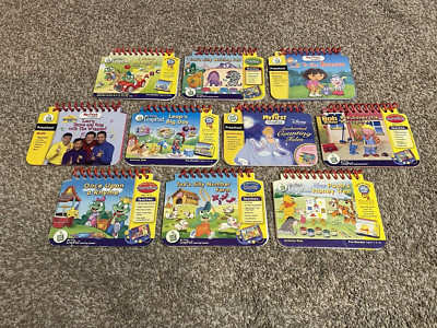 Leap Frog My First LeapPad 10 Book Lot Only - NO CARTRIDGES - FREE SHIPPING!