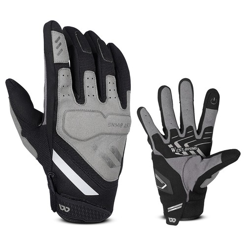 Fahrradhandschuhe Touchscreen Sport Vollfingerhandschuhe Antirutsch Reithandschuhe - Bild 23 von 25