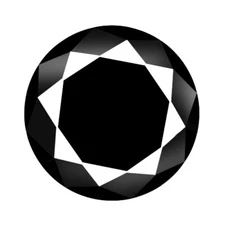 2.62Ct 100 % NATURAL BLACK DIAMOND HEATED
