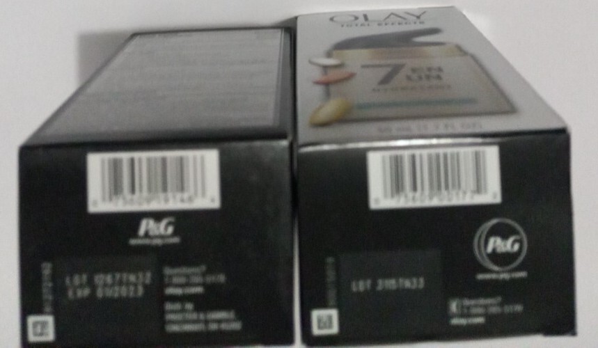 TWO Olay Total Effects 7 in One Moisturizer Sunscreen SPF 30 & Fragrance Free