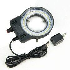 USB Adjustable brightness Microscope LED Ring Lamp for 58-65mm Interface