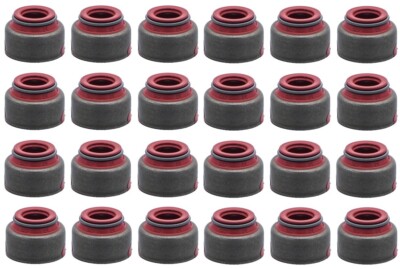 Set of 24 Metal Clad Valve Stem Seals Fit Detroit Diesel 50 60 Series ...