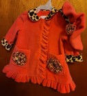 Bonnie Baby Brand Toddler Girl Coat & Hat-3/6 Months — photo 1