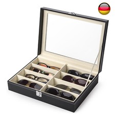 Brillenkoffer Brillenbox Brillenaufbewahrung Brillenpräsentation 8 Brillen