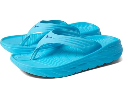 MEN'S HOKA ONE ONE ORA RECOVERY FLIP FLOPS Scuba Blue/Bellwether Sandals Thongs