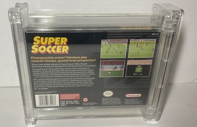 Super Soccer (Super Nintendo, 1992) SNES WATA 9.2A+ SEALED