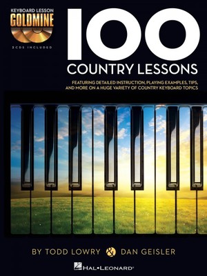 100 Country Lessons - Keyboard Lesson Goldmine Series Book 2-CD Pack 000122265