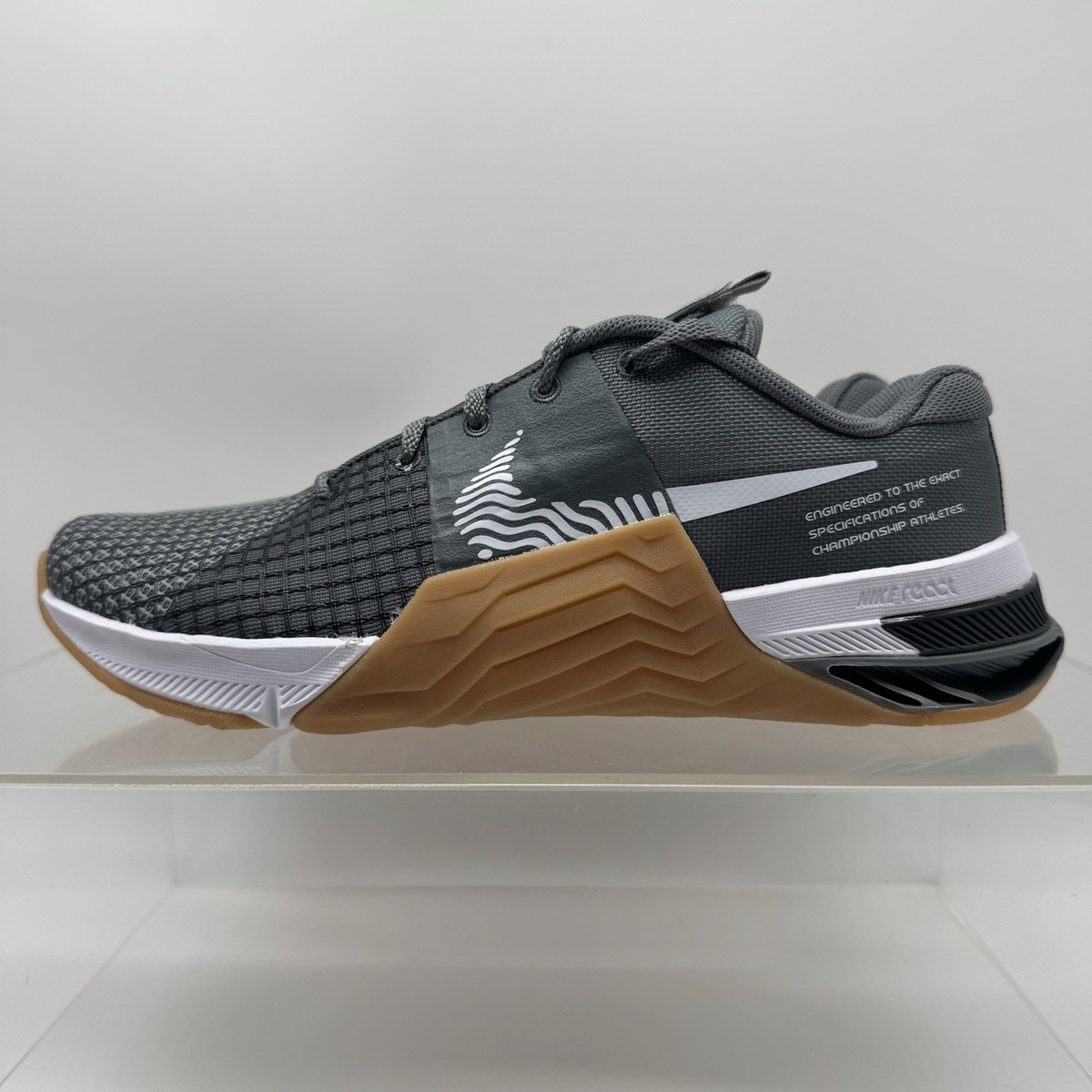 Brand New Nike Metcon 8 CrossFit Training Shoes DO9328-002 Grey