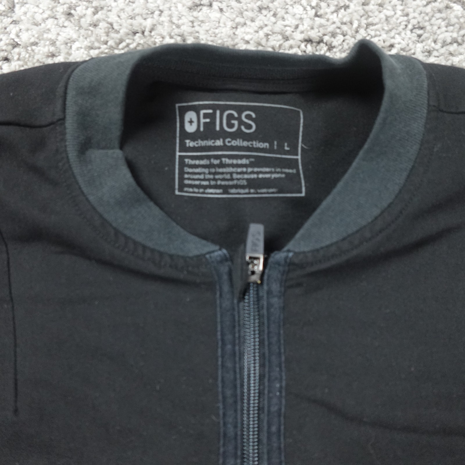 FIGS Jacket Technical Womens Large Collection Scr… - image 2