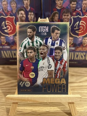 Panini MGK Mega Power Yamal Mbappe Alvarez Isco Oyarzabal Invincibles Rare Card