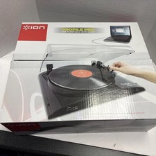 ION Profile Pro Turntable Black USB with Vinyl to MP3 NEW/Open Box