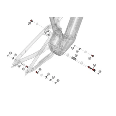 Puleggia Trasmissione Haibike E-Bike: Cuscinetto 6902-2RS, 12 Denti Per XDURO Gen.2 Fully