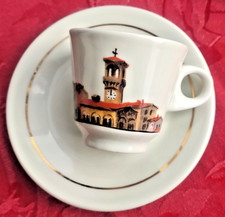 RARITÄT 2x SET ESPRESSO TASSEN 30 Jh. alt, ACF Italien Verona Ansicht 1a Zustand