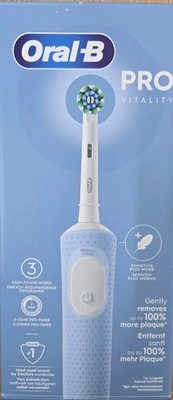 Oral-B Vitality Pro Blue Elektrische Zahnbürste mit 3 Putzmodi und Timer - Blau