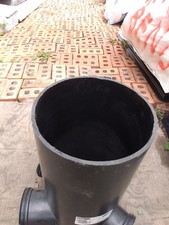 250mm Shallow Inspection Chamber Base Manhole - 3 Inlet - 1 Outlet - 500mm Tall