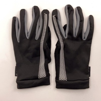 Perfect S-M Black Stretch Winter Run Gloves