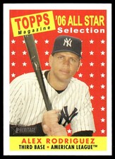 Alex Rodriguez 2007 Topps Heritage #481 Yankees MLB READ FREE SHIP AutographDen
