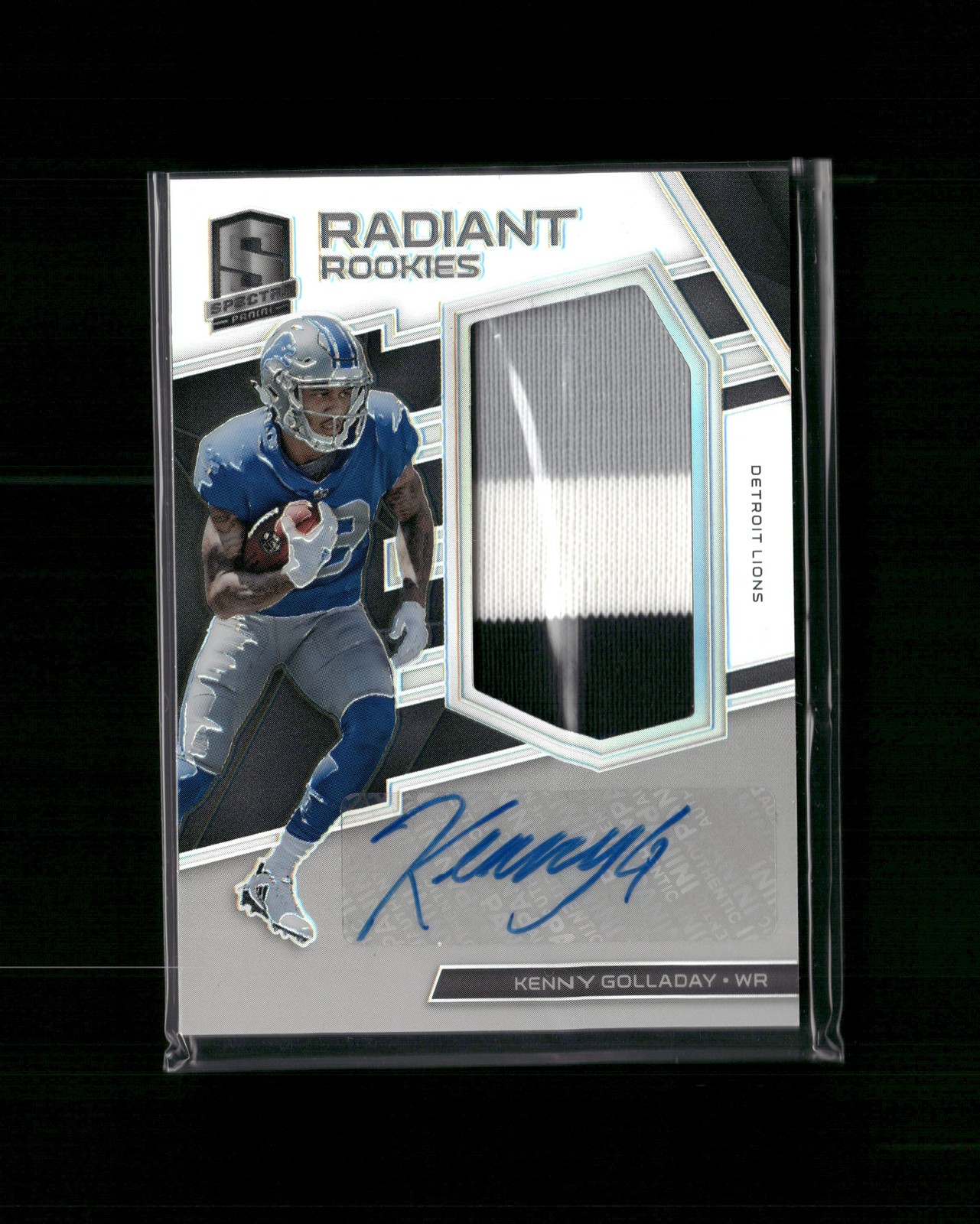 Kenny Golladay Panini Spectra Radiant Rookie Patch Autograph #RRKG Base