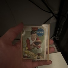 1969 Topps Johnny Bench Cincinnati Reds #95 Baseball Card. Hof. 2nd Year Card