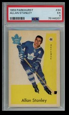 1959-60 Parkhurst Hockey PSA 5 Allan Stanley #44