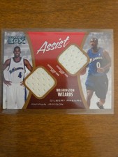 2005 Topps Luxury Box Assist Arenas/Jamison Jersey Card Numbered 127/200