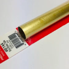 K&S 8144 Round Brass Tube 21/32" x 12"