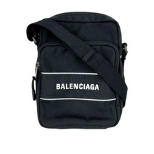 BALENCIAGA New Sports Messenger Bag Shoulder Bag Small Nylon Black 602160