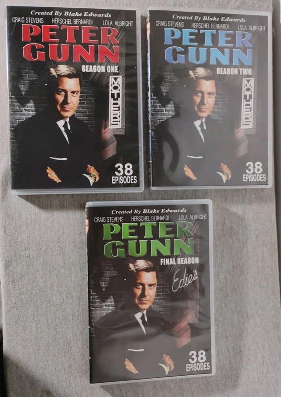 Peter Gunn The Complete Series 1958-1961 DVD 12 Disc Set OOP *PRE-OWNED*