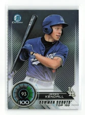 2018 BOWMAN TOP 100 JEREN KENDALL #BTP-93 RC DODGERS