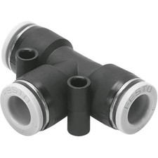 1PC FESTO CORPORATON QBT-3/8T-U Connector, push-in T, QBT-3/8T-U