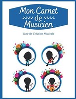 Notizbuch Musiknoten 14 Porten 103 Mon Cahier De Musicien, Schwarz, 21X29,7 Cm