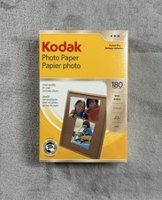 Kodak Photo Paper 180 sheets 4" x 6" Instant Dry Gloss Brillant New Sealed