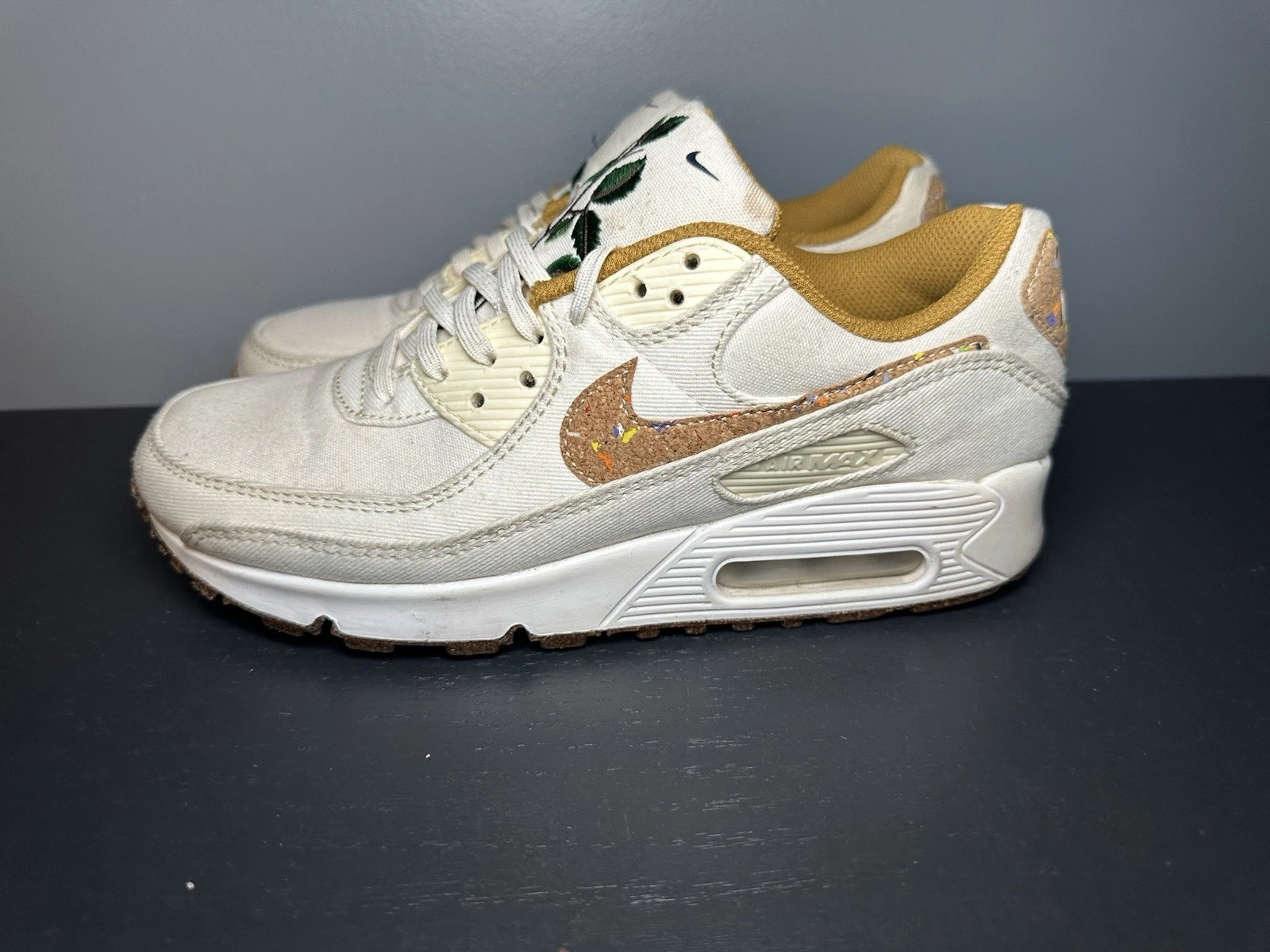 Taglia 8 5 Nike Air Max 90 SE Sail Cork Bianco DD0384 100 Donna "Fig"5"