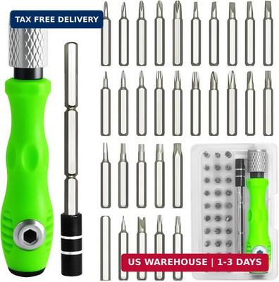 32 in 1 Small Precision Screwdriver Set, Zoikuloi Magnetic Mini Screwdriver Set,