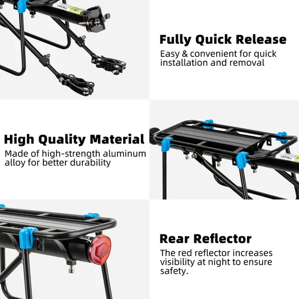 Bicycle Rack Mountain Road Bike Shelf Aluminum Alloy Bike Rack Quick Release