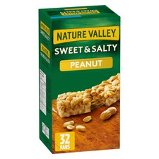 Nature Valley Sweet and Salty Peanut Chewy Nut Bars, 32pk, 1.1kg/2.4 lbs.,
