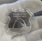 .999 1 oz Silver - Icons of Route 66 Shield (Missouri Gateway Arch)