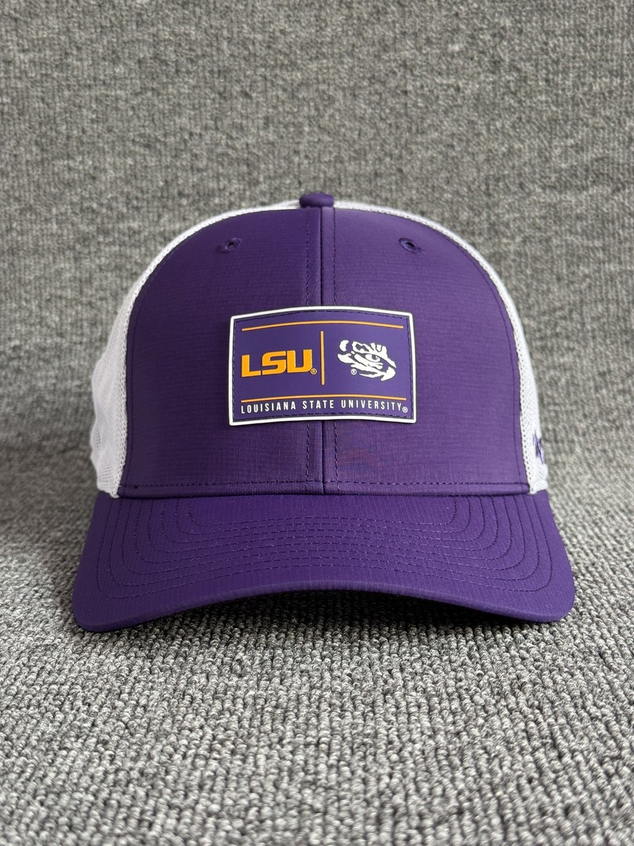 '47 Brand LSU Tigers Trucker Snapback Purple White One Size NCAA Hat