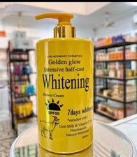 Golden Glow Intensive Whitening Exfoliating Shower Gel 1000ml (Yellow).