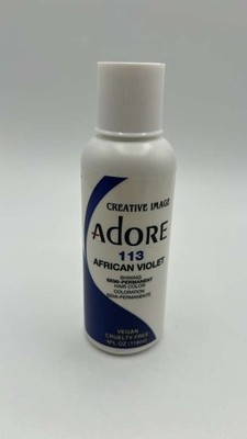 Adore Creative Image Semi Permanent Hair Color 4FL OZ #113 AFRICAN VIOLET