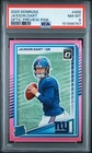 2025 PANINI DONRUSS OPTIC PREV-PINK #400 JAXSON DART ROOKIE RC PSA 8