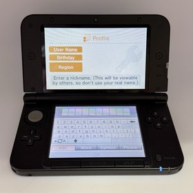 Nintendo 3DS XL Blue SPR-S-BKAB-USZ w Box Charger 6AR Cards Tested