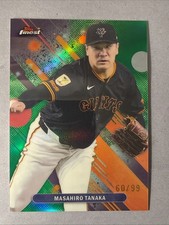 Masahiro TANAKA 2025 Topps Finest NPB Japan Card Yomiuri Green Refractor #60/99