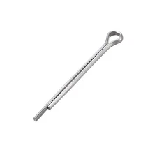 Split Cotter Pin 3/32 inch x 1 3/16 inch Carbon Steel 2-Prongs Silver 50Pcs