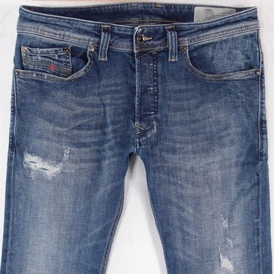 Herren Diesel SAFADO-X 0860K Stretch Slim Straight Blau Jeans W32 L36