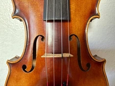 Vintage 1956 German violin fiddle 4/4 handmade copy of Strad, free shipping 